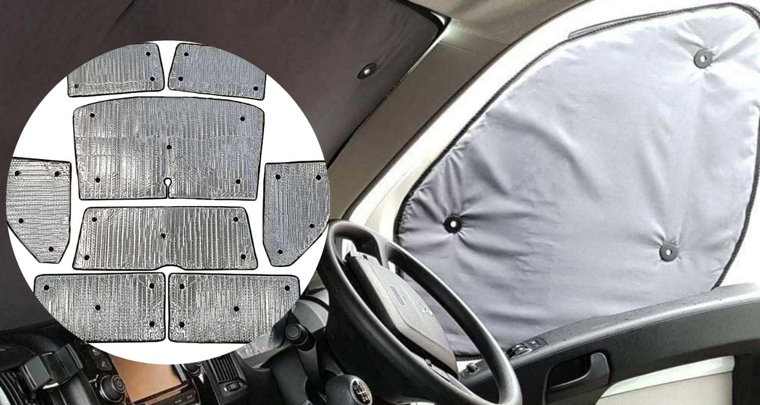 Oscurecedores térmicos para furgoneta camper